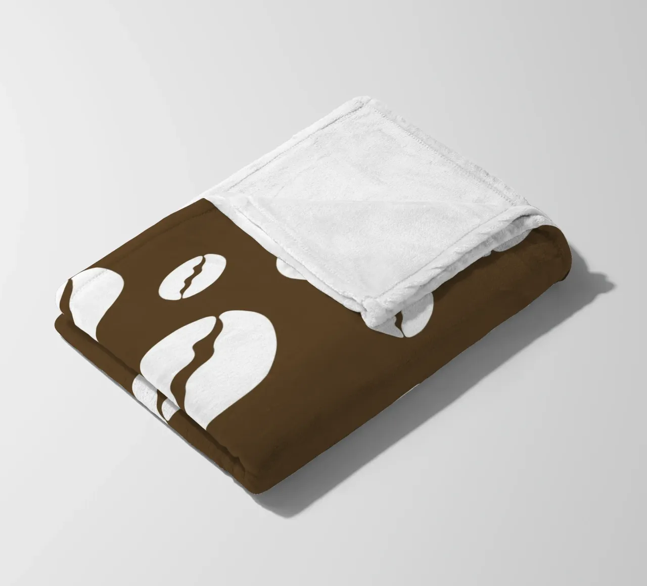 Coffee beans coperta in pile da baobabprintstore