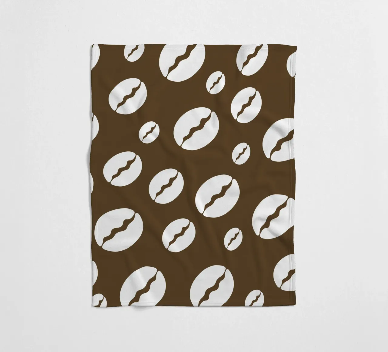 Coffee beans coperta in pile da baobabprintstore