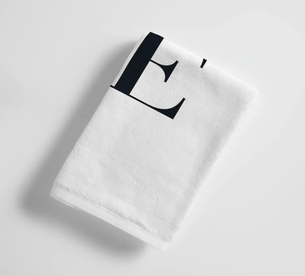 LOVE Typography - Modern minimalist design towel by Whole©