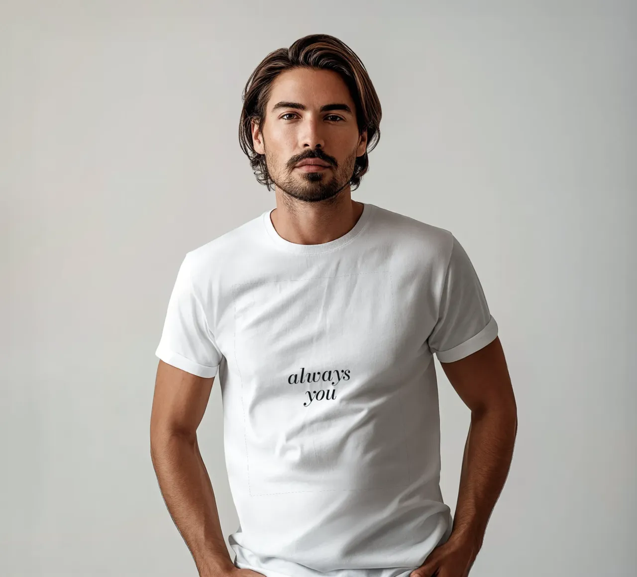 Always You - Design tipografico minimalista t-shirt da Whole©