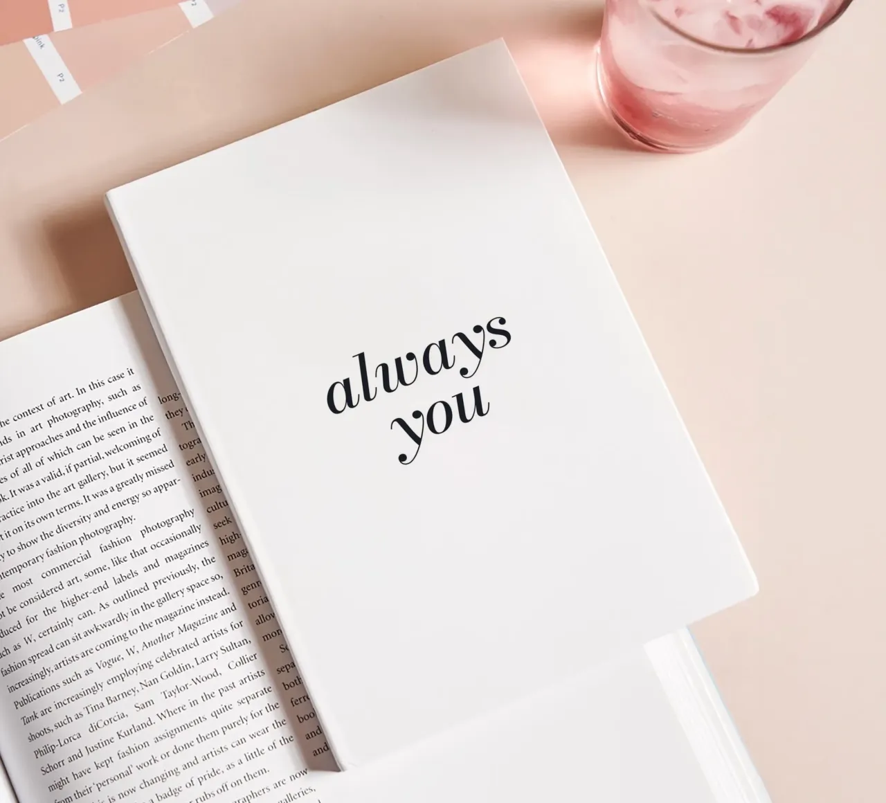 Always You - Minimalist typography design notebook by Whole©