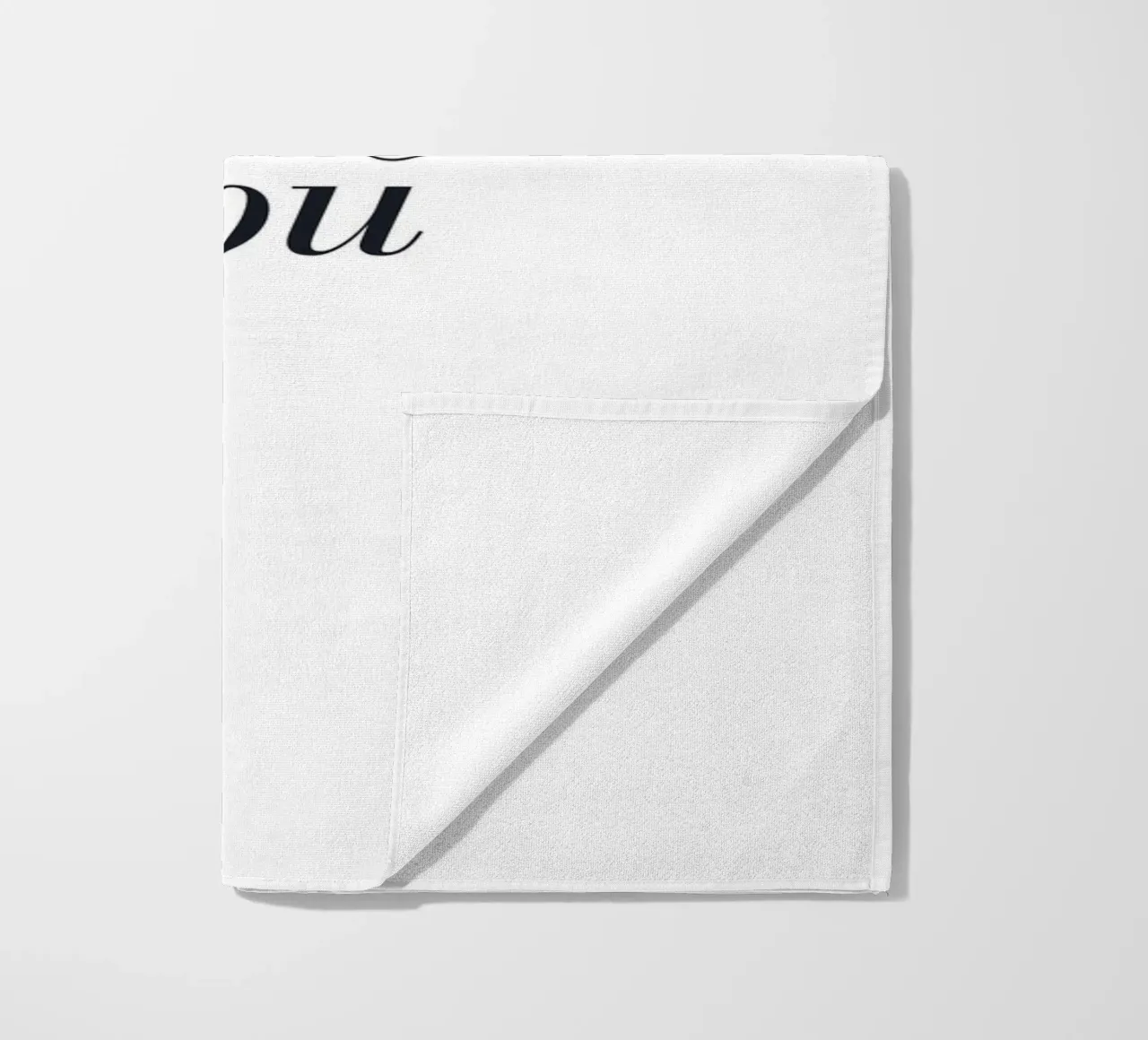 Always You - Design tipografico minimalista telo mare da Whole©