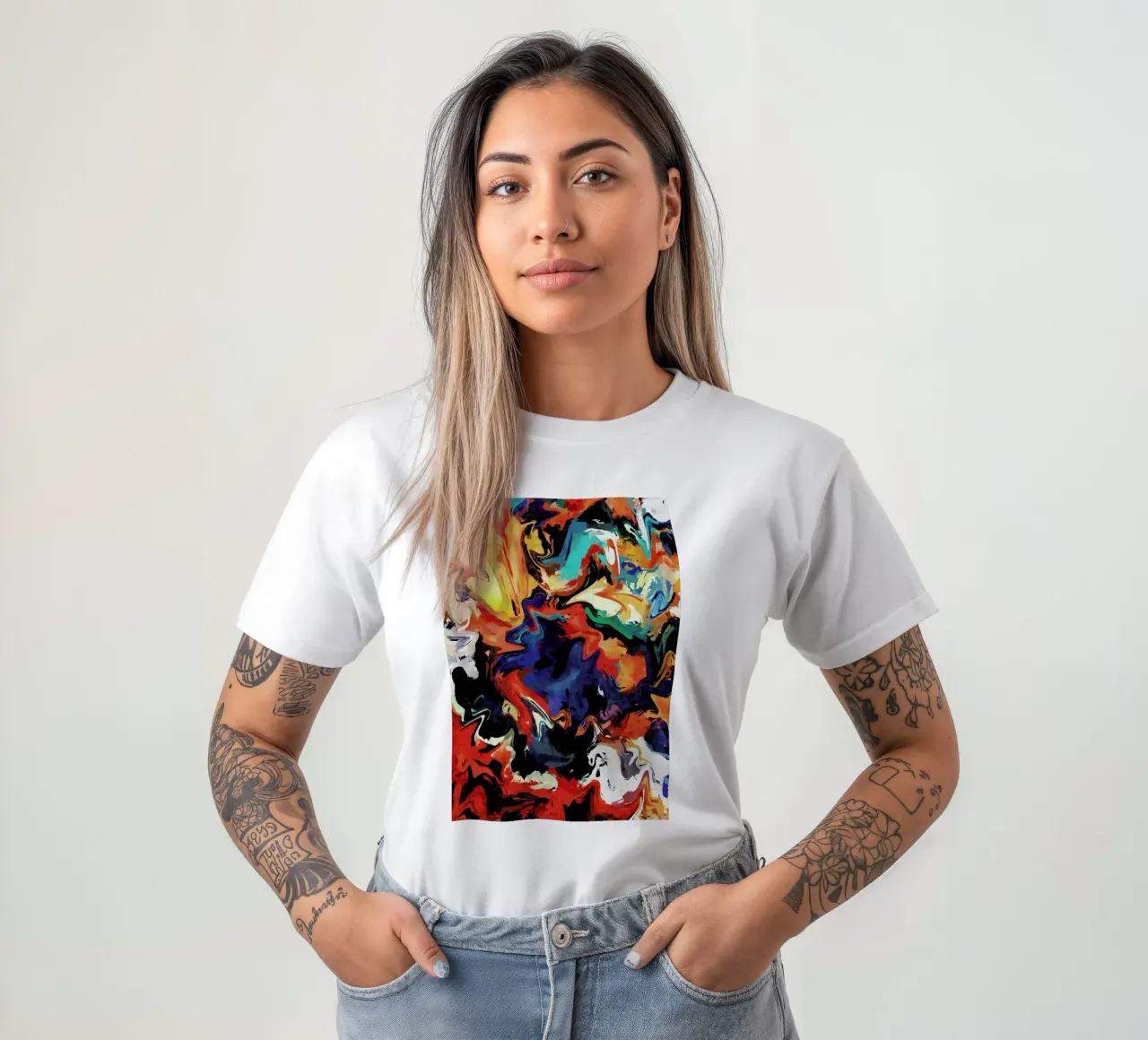 No 1. t-shirt da In Full Color