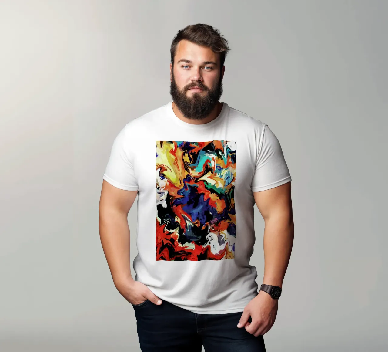 No 1. t-shirt da In Full Color