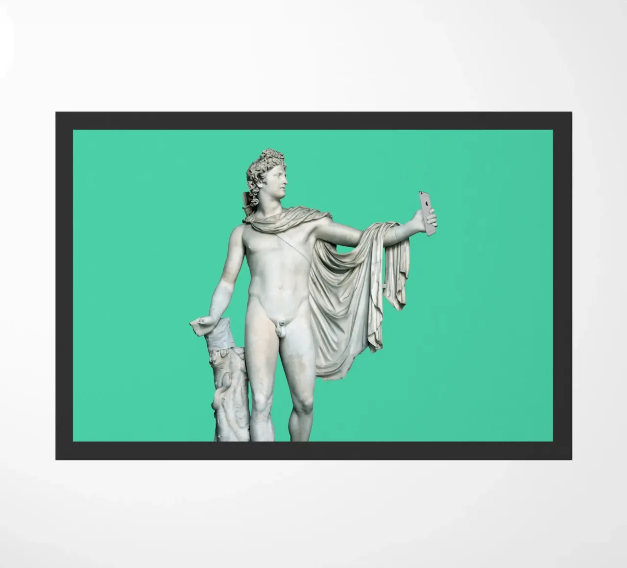 Antique Selfie doormat by 360brain
