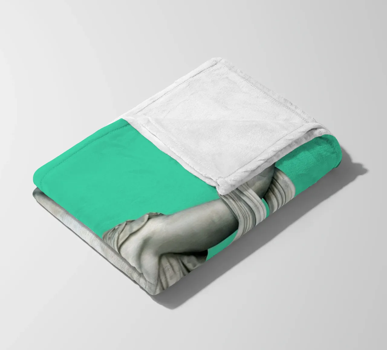 Antique Selfie fleece blanket by 360brain