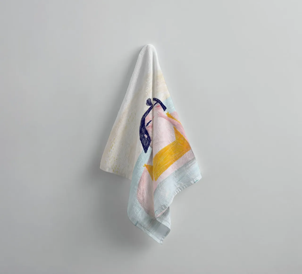 Trude is Krude - Badespaß asciugamano da bagno da The Artcircle
