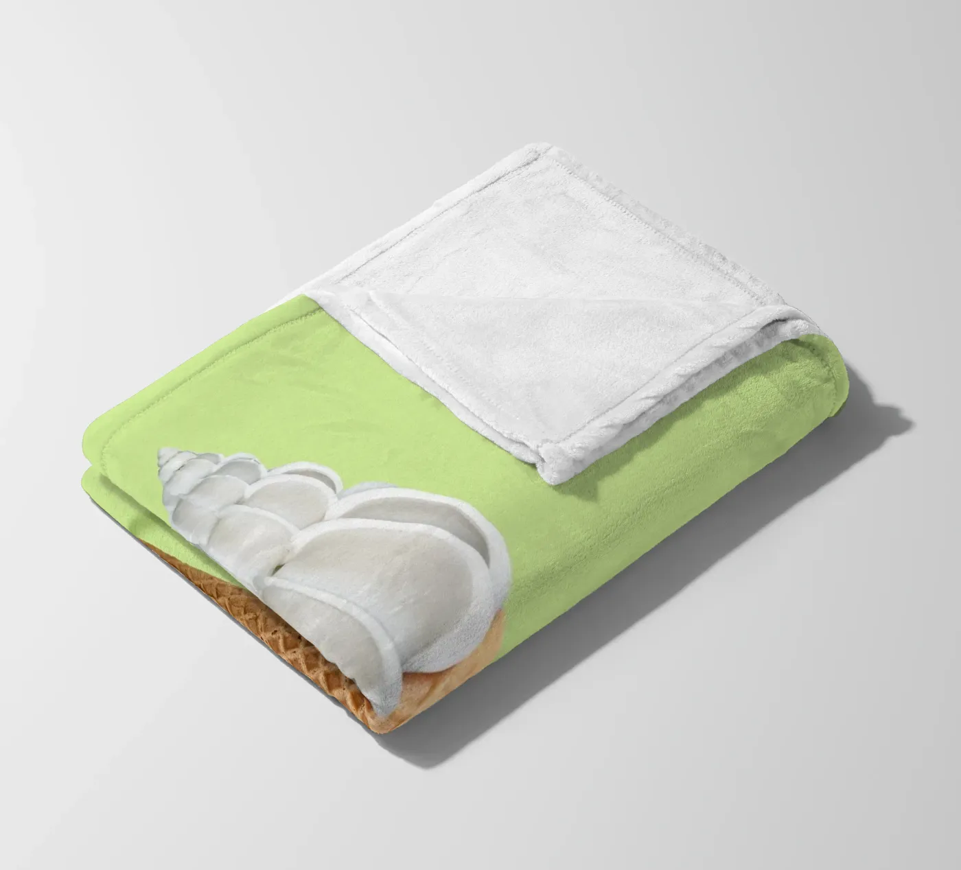 Shell Cream Fleecedecke von 360brain