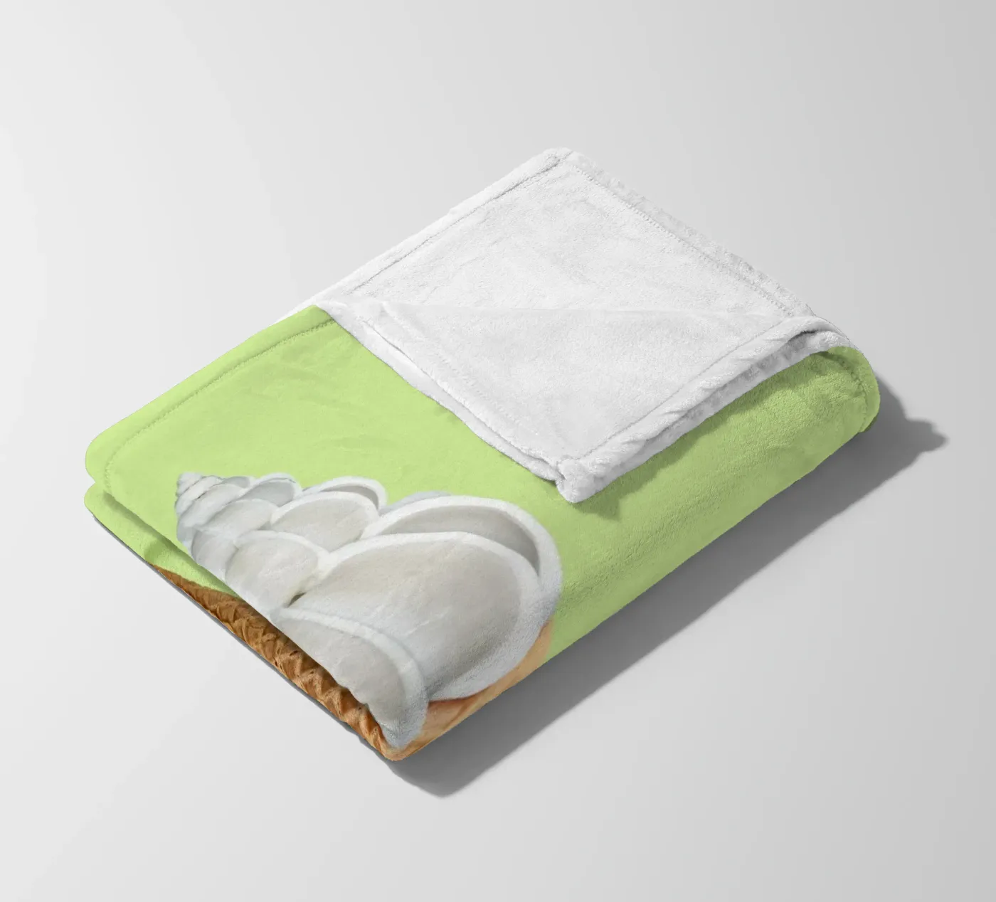 Shell Cream Fleecedecke von 360brain