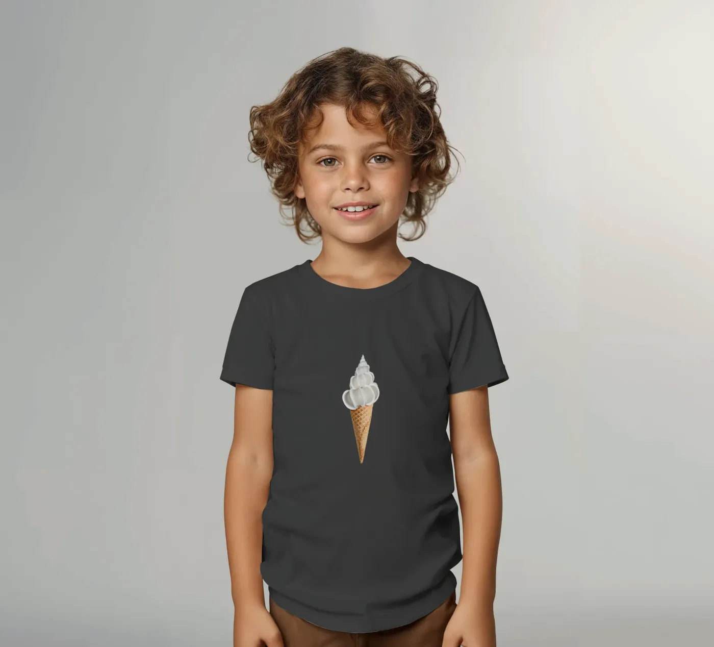 Crema di conchiglie t-shirt bambini da 360brain