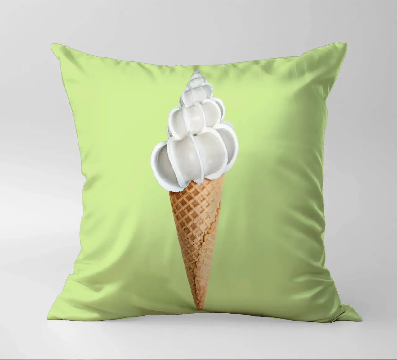 Crema di conchiglie cuscino da 360brain