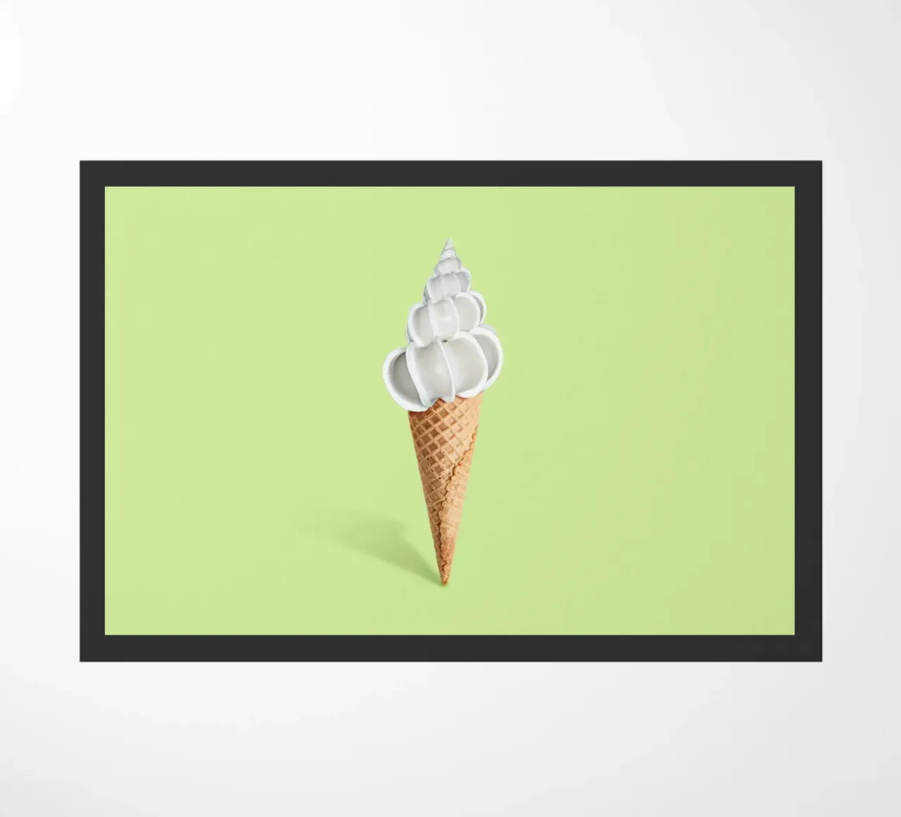 Shell Cream doormat by 360brain