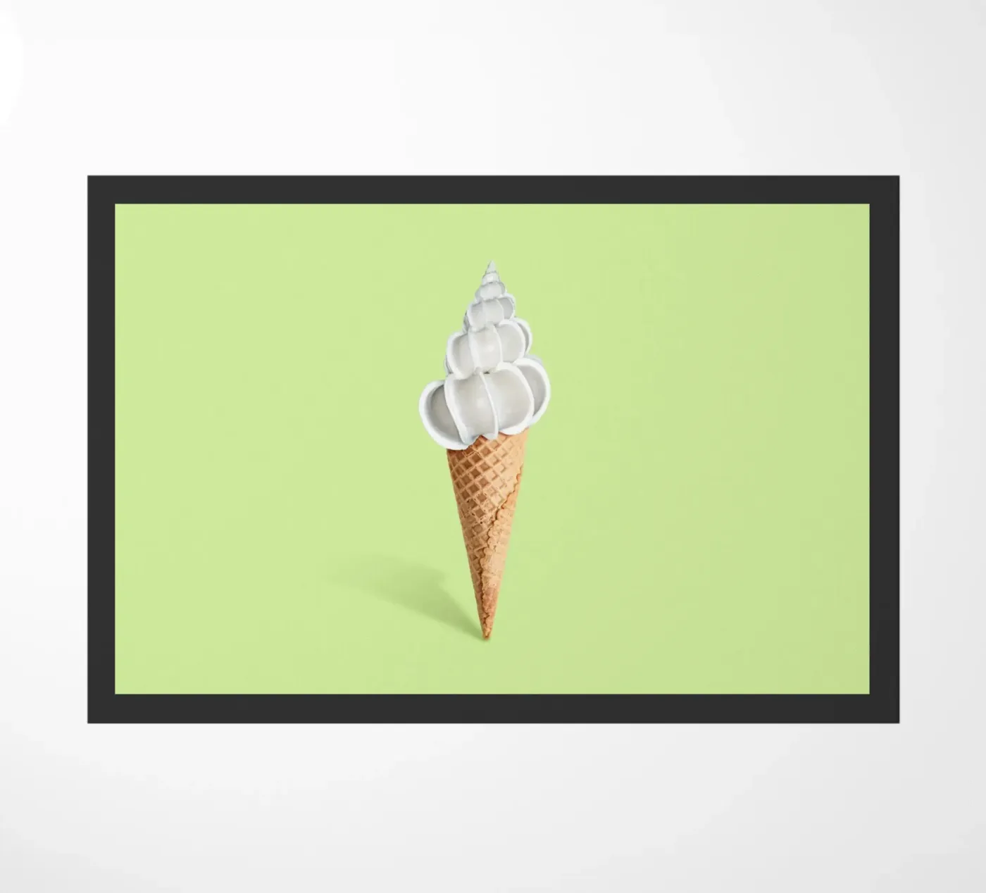 Schelp crème deurmat van 360brain