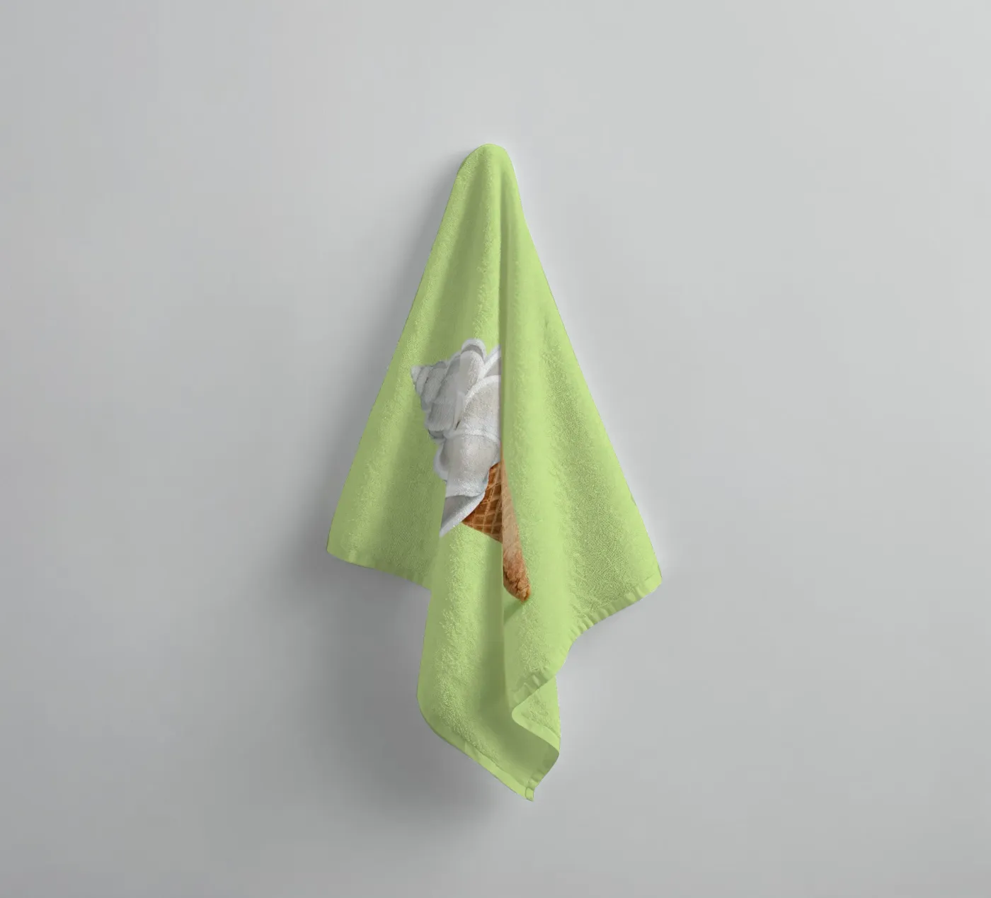 Shell Cream towel by 360brain
