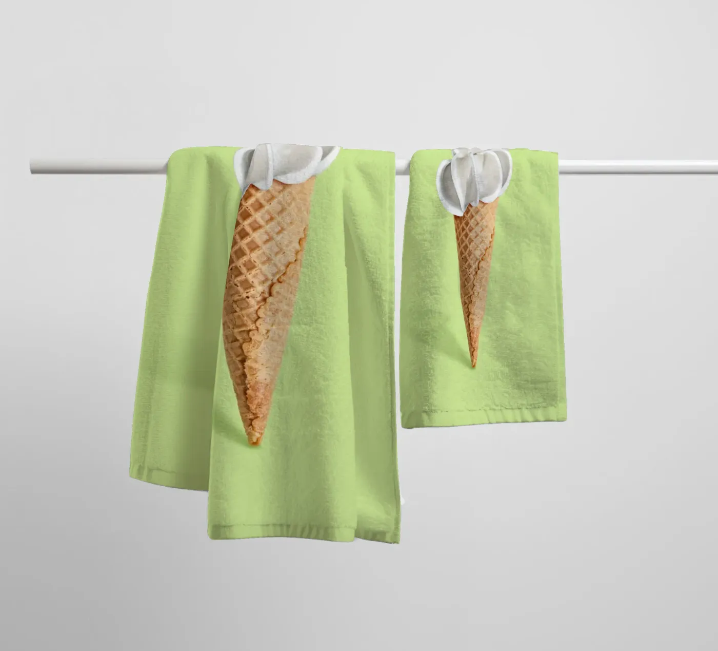 Shell Cream towel by 360brain