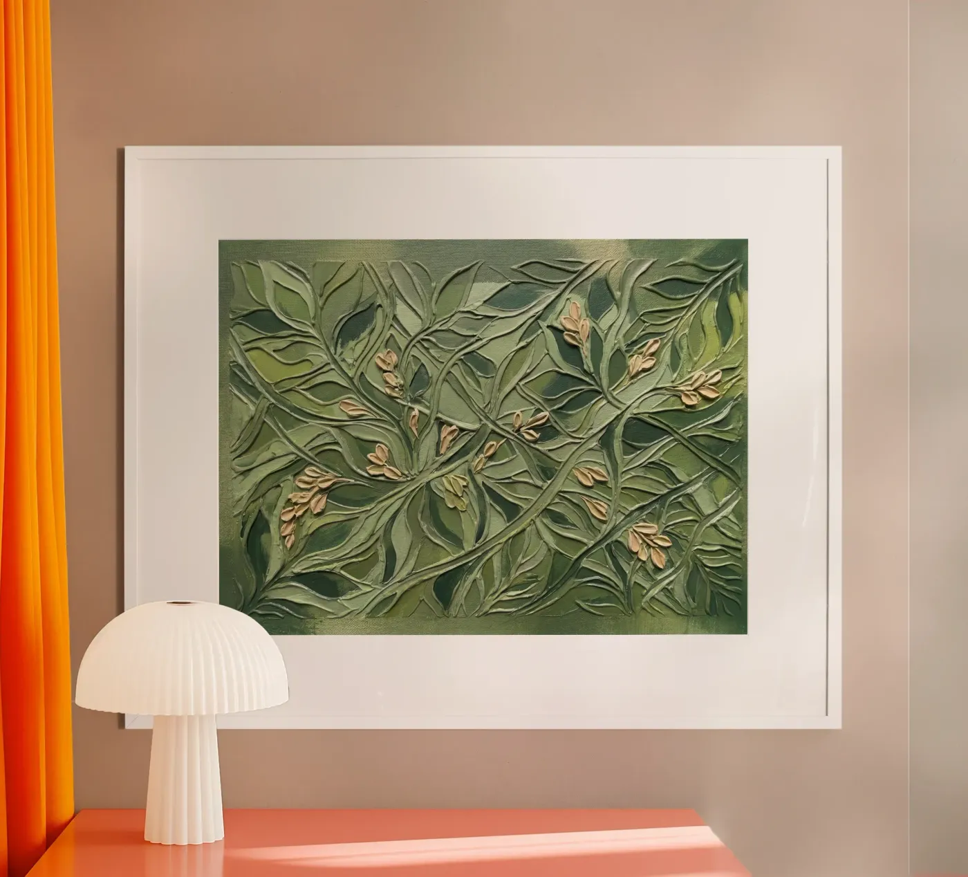 Verdant Mosaic poster da home visuals