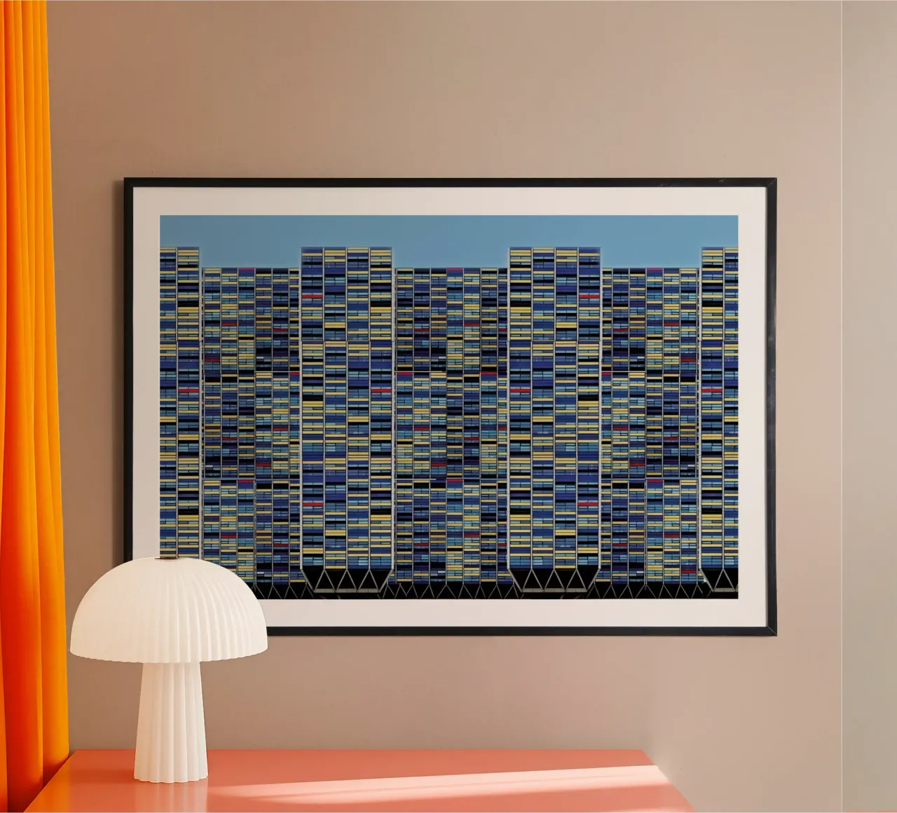 Big, bigger, biggest - Henk van Maastricht poster con telaio in legno da Pictufy