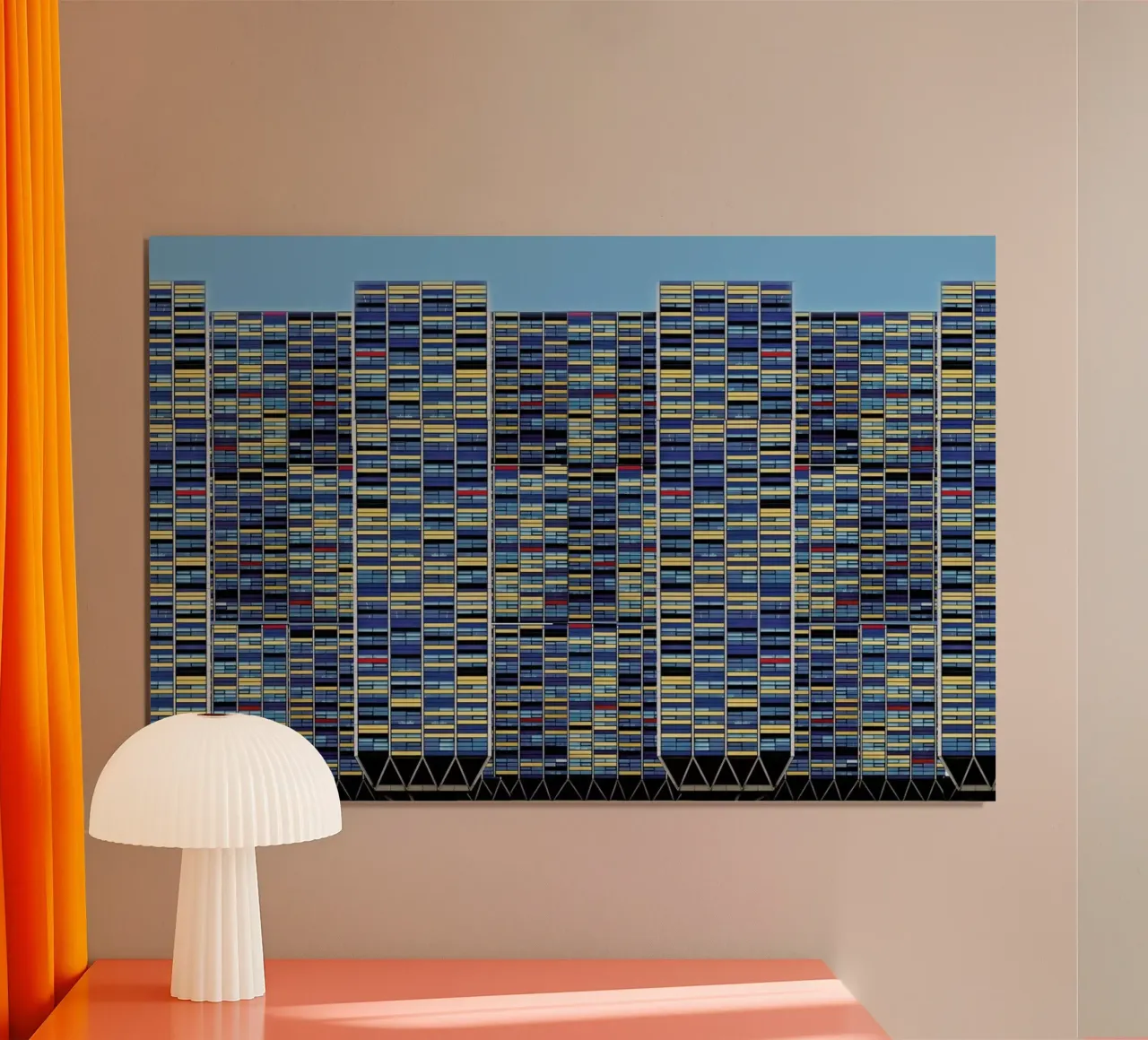 Big, bigger, biggest - Henk van Maastricht poster con telaio in legno da Pictufy