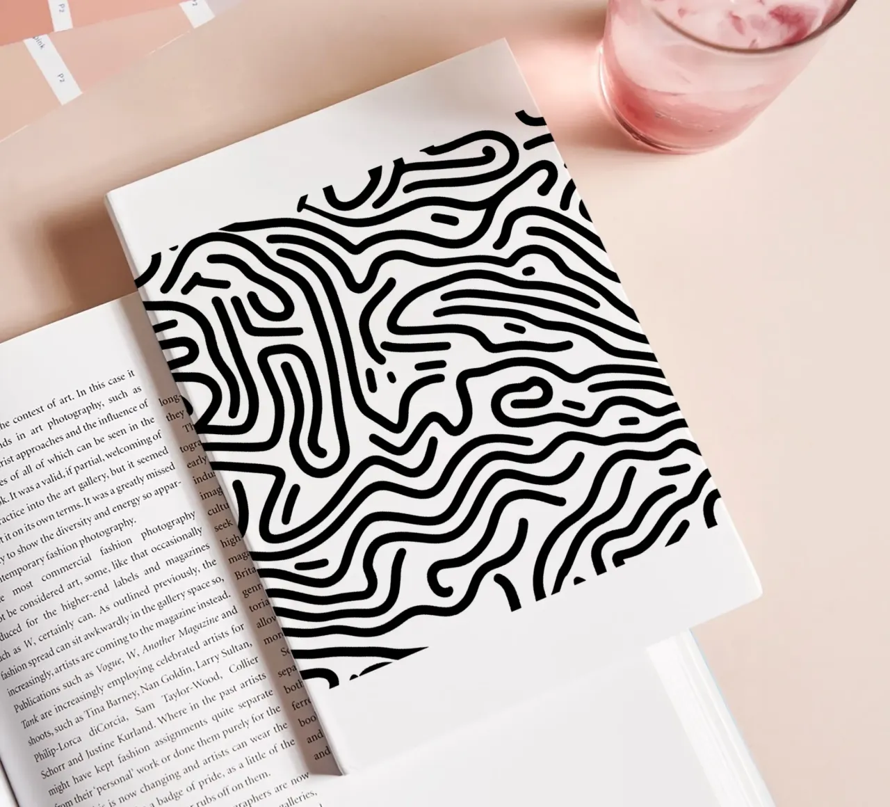 Black & White 4 notebook by Rezh creations