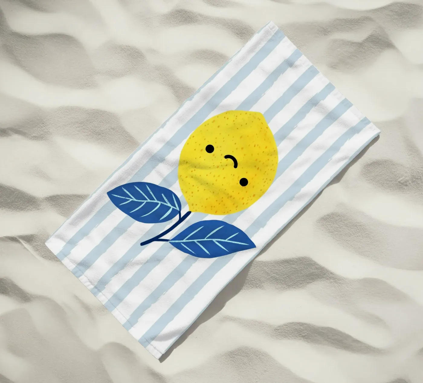 Smiley Limone telo mare da Littleleo
