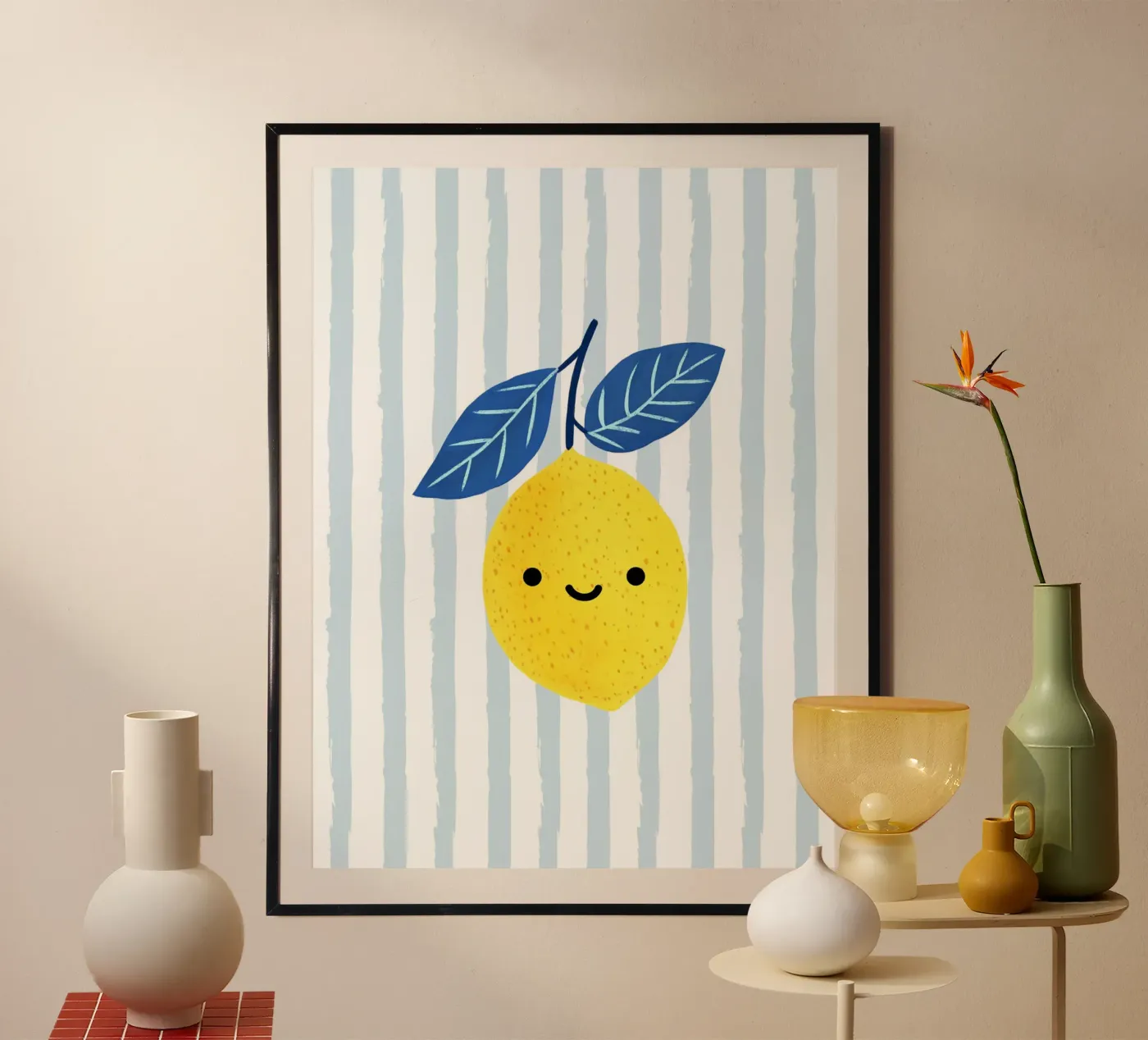 Smiley Limone poster da Littleleo