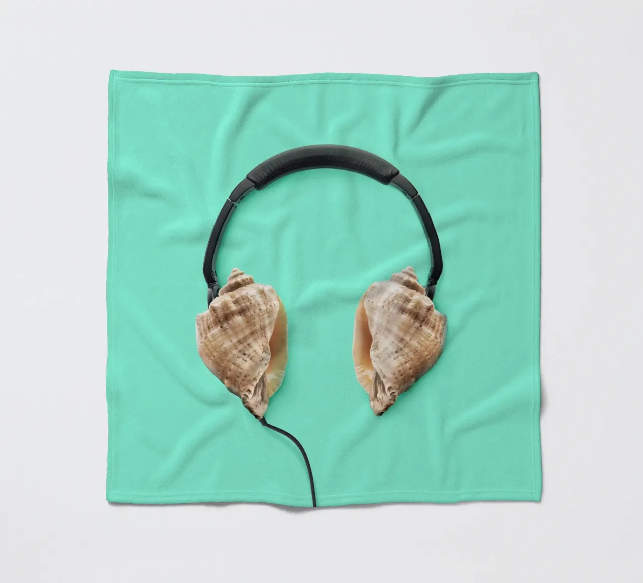 Sea Music fleece blanket by 360brain