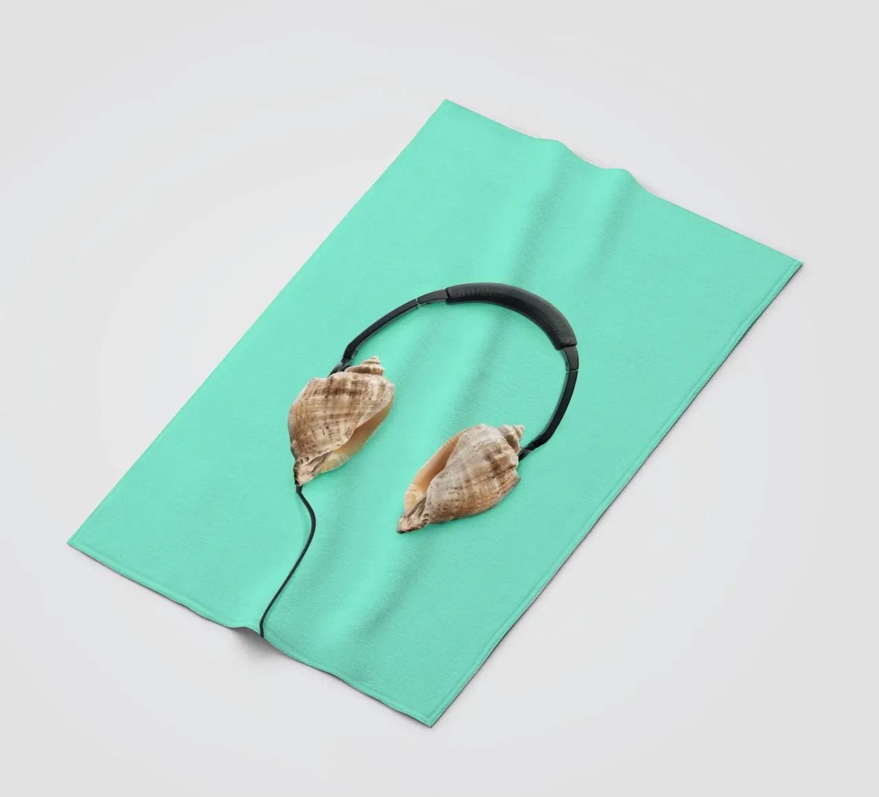 Sea Music fleece blanket by 360brain