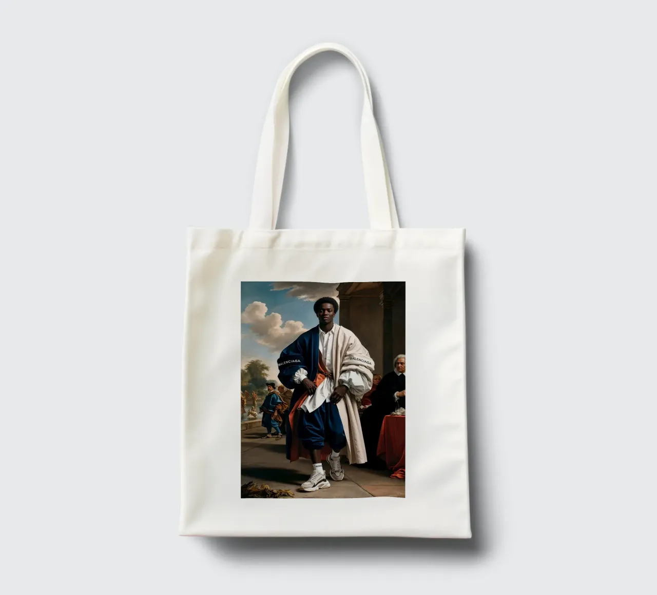 Quello che è scappato: Breaking the Canvas | Limited Drop borsa in juta da Renaissance Rebel