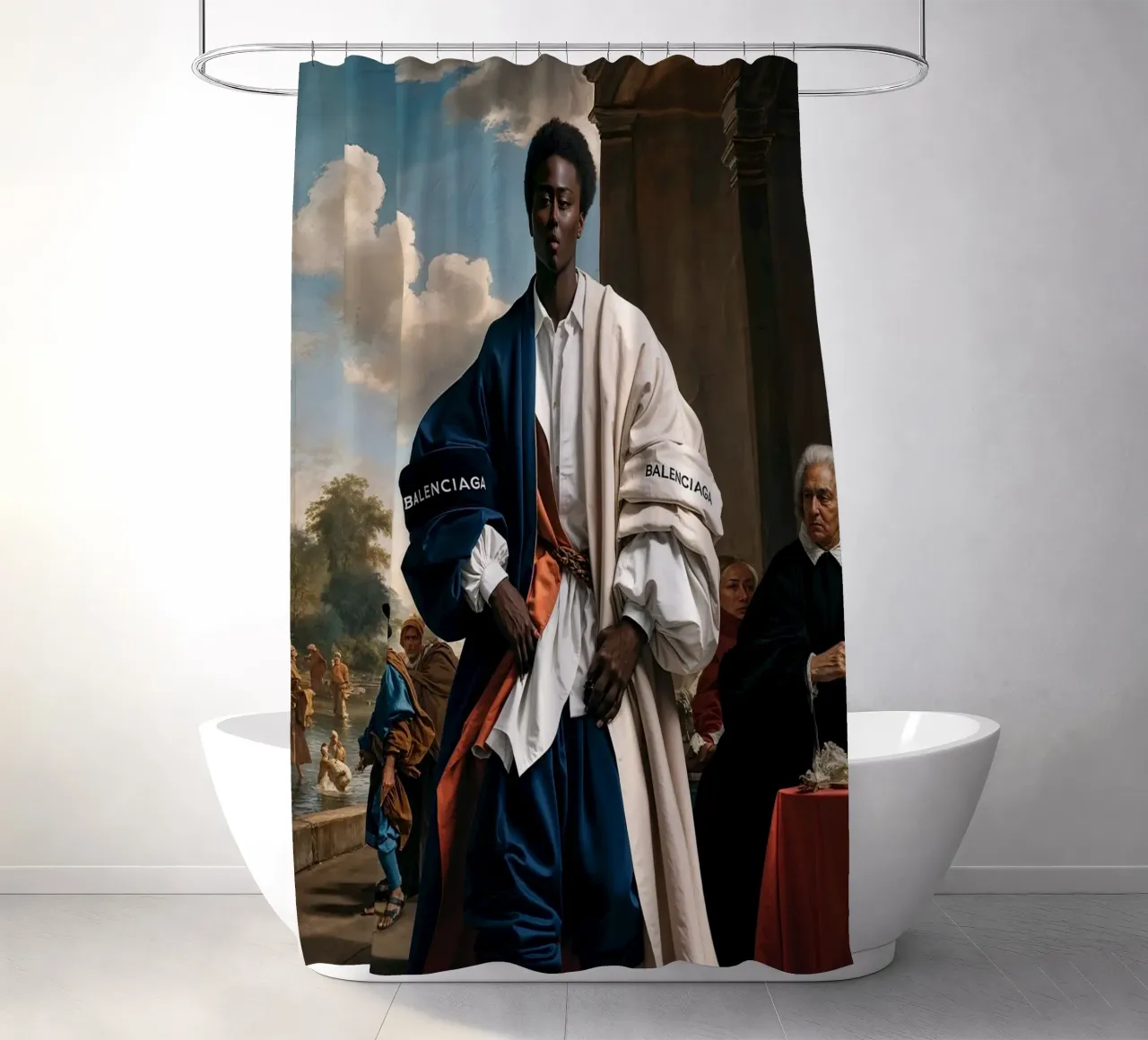 The One that got away: Breaking the Canvas | Limited Drop Duschvorhang von Renaissance Rebel