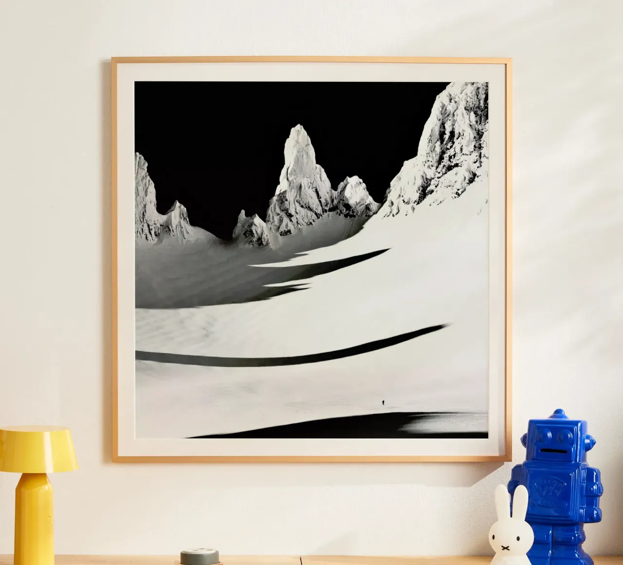 Small and big - √Ösmund Keilen poster con telaio in alluminio da Pictufy