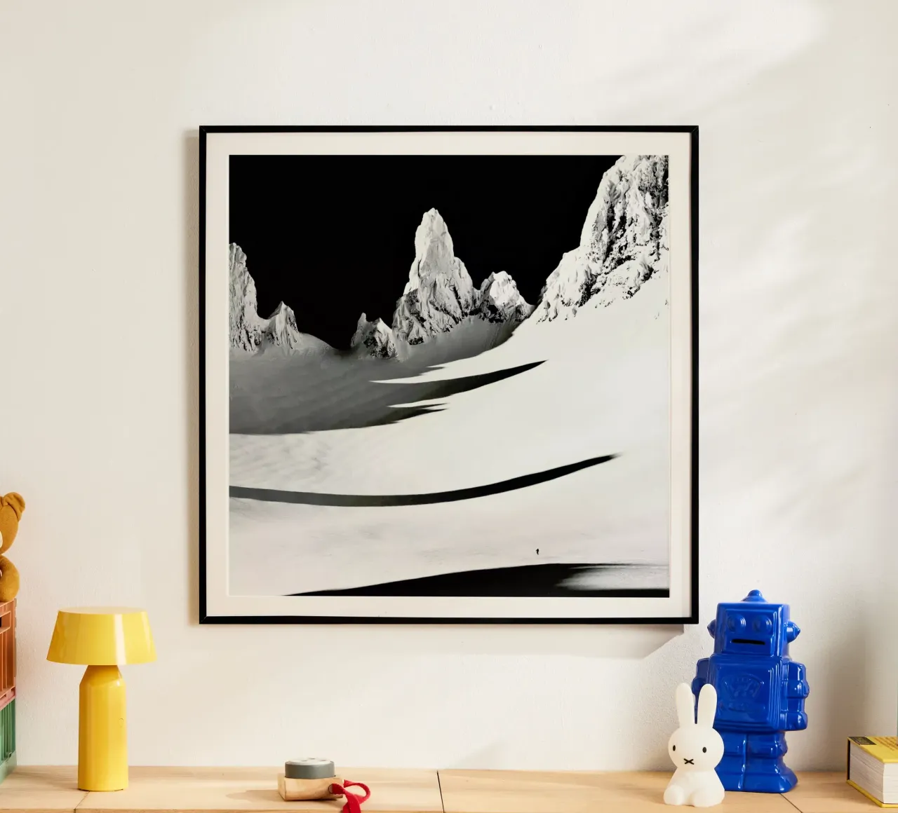 Small and big - √Ösmund Keilen poster con telaio in alluminio da Pictufy