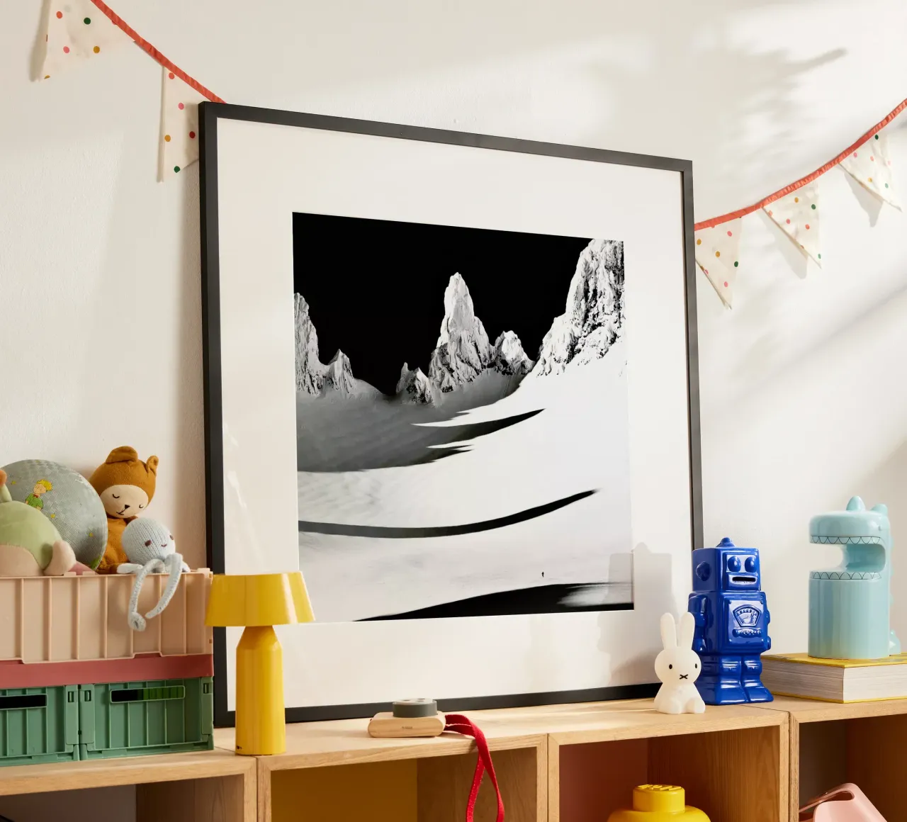 Small and big - √Ösmund Keilen poster con telaio in alluminio da Pictufy