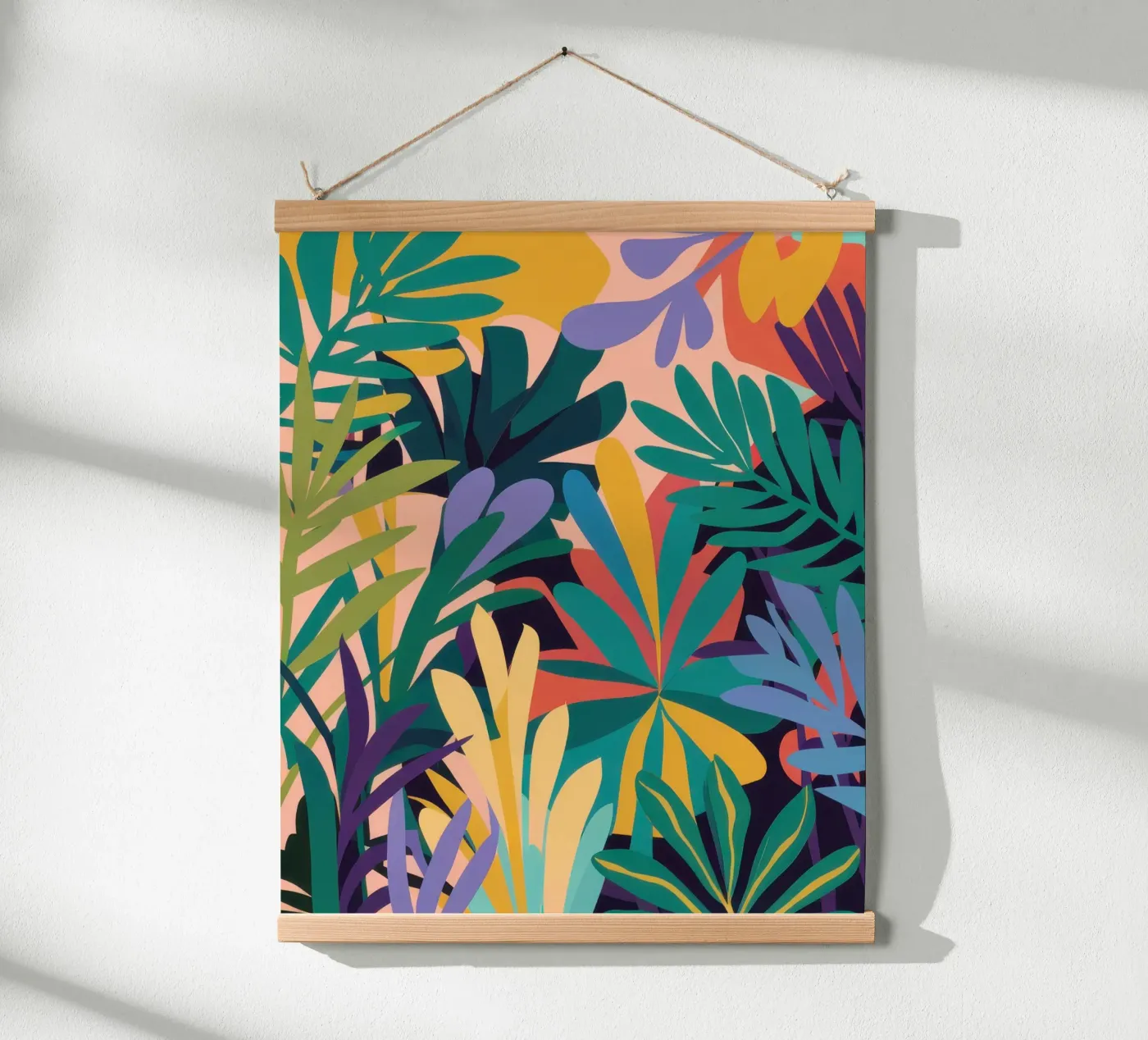 Dense Jungle Pattern poster by Bring Hues