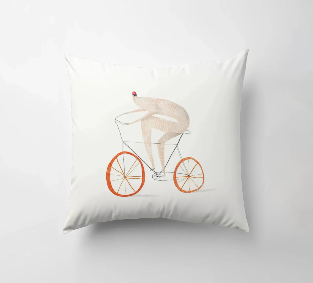Trude is Krude - Radsport cuscino da The Artcircle