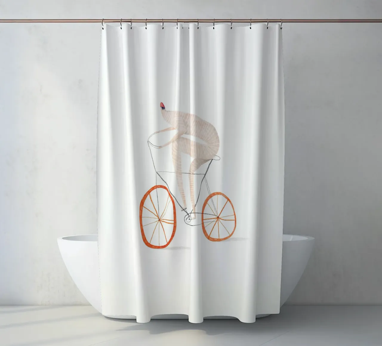 Trude is Krude - Radsport tenda da doccia da The Artcircle