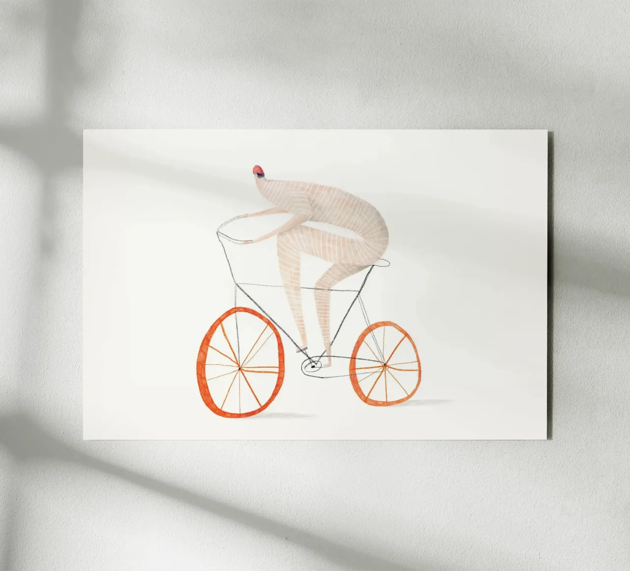 Trude is Krude - Radsport alluminio dibond da The Artcircle