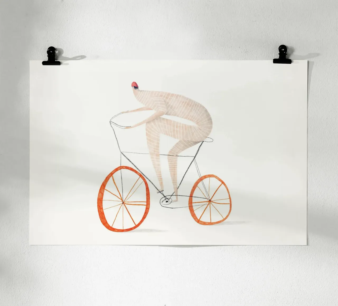 Trude is Krude - Radsport carta hahnemühle da The Artcircle