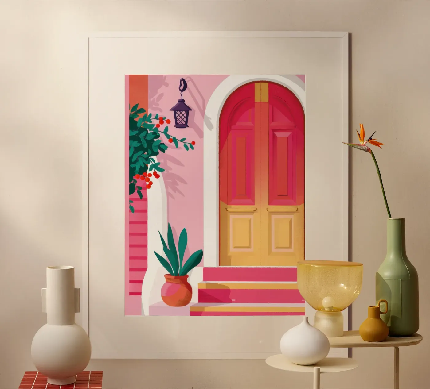 Porta rosa poster da Bring Hues