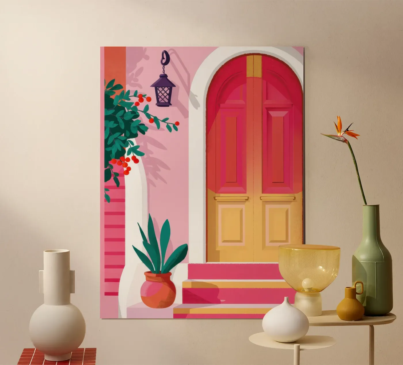 Porta rosa poster da Bring Hues