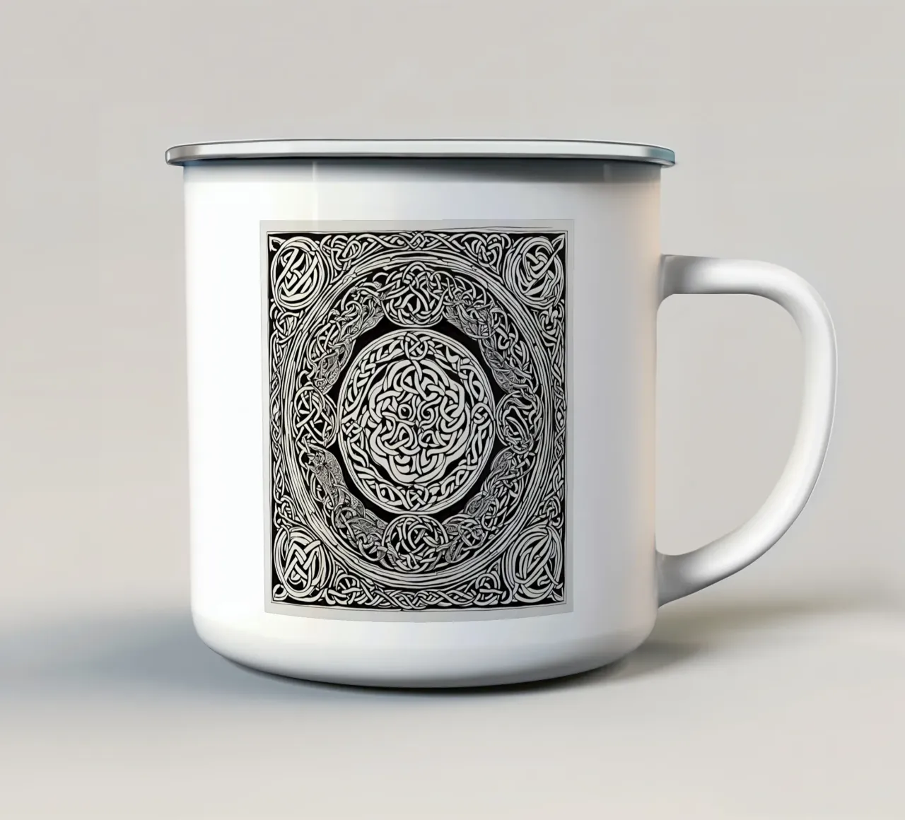 Anima celtica 1 tazza in smalto da Rezh creations