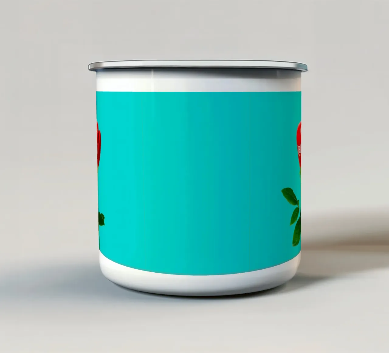 Lotta per la donna tazza in smalto da 360brain