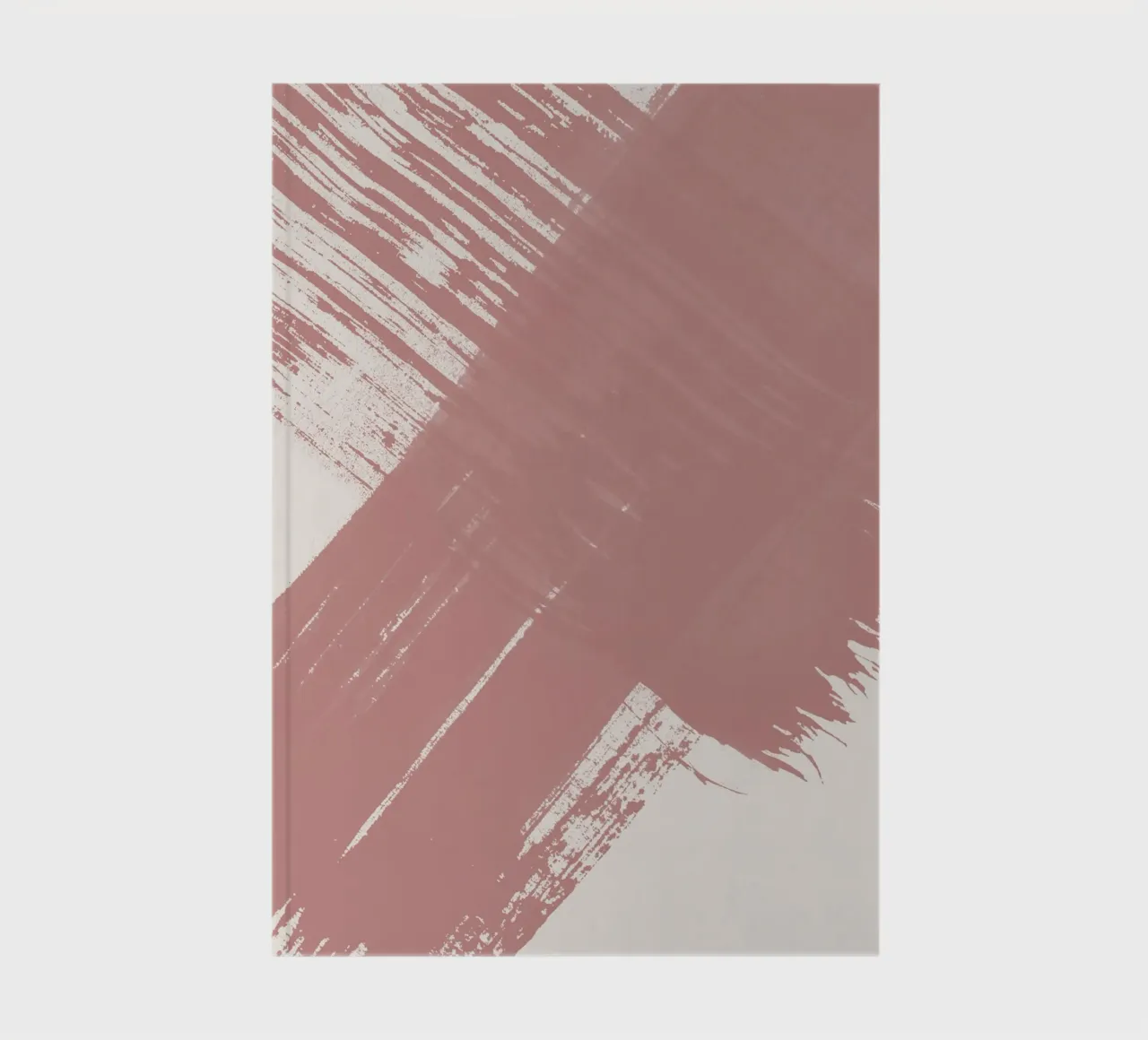Strokes 13 | Dusty Rose on Neutral notebook by sabidussi