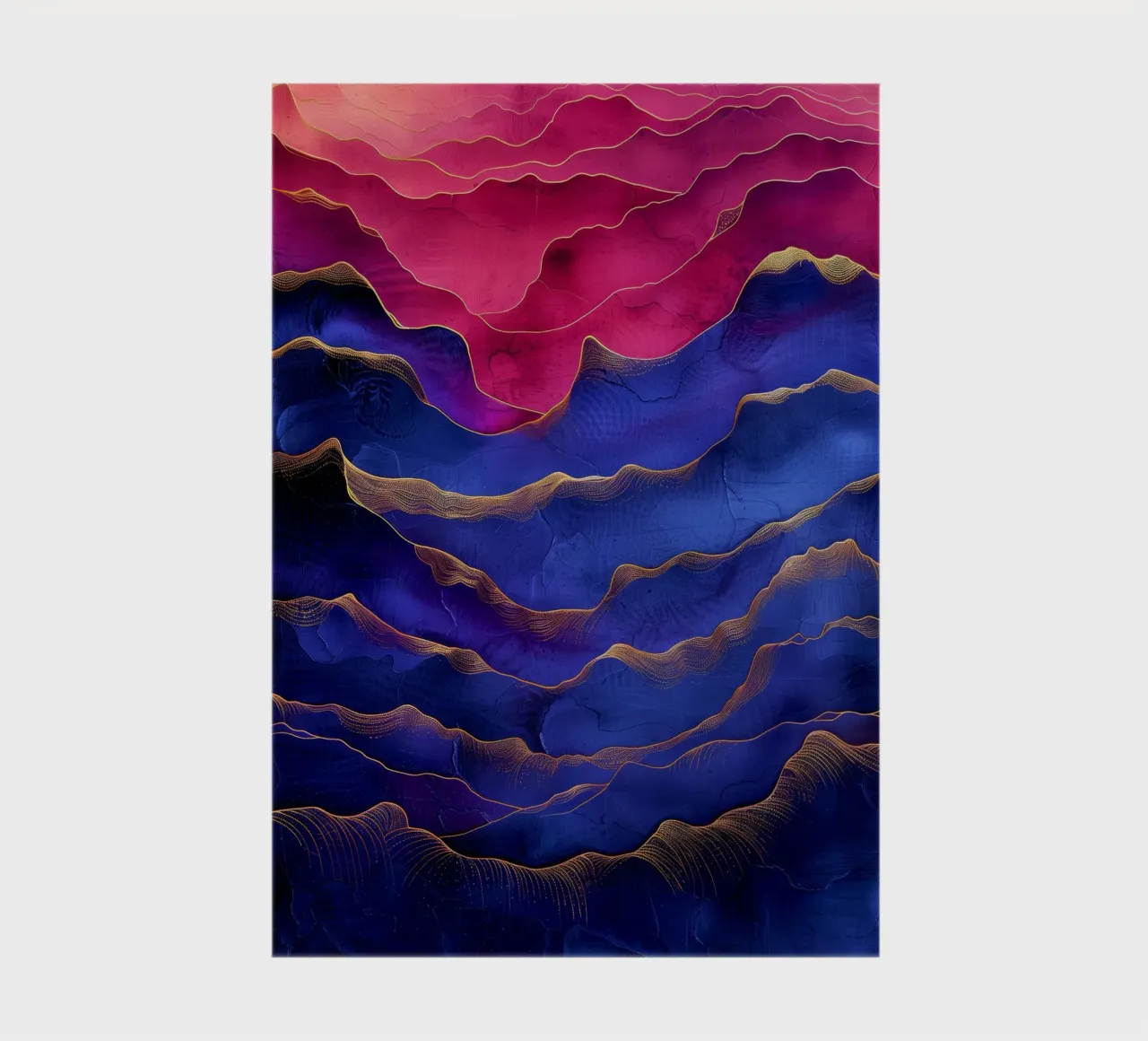 Astrazione blu e rosa diario da Justyna Jaszke JBJart