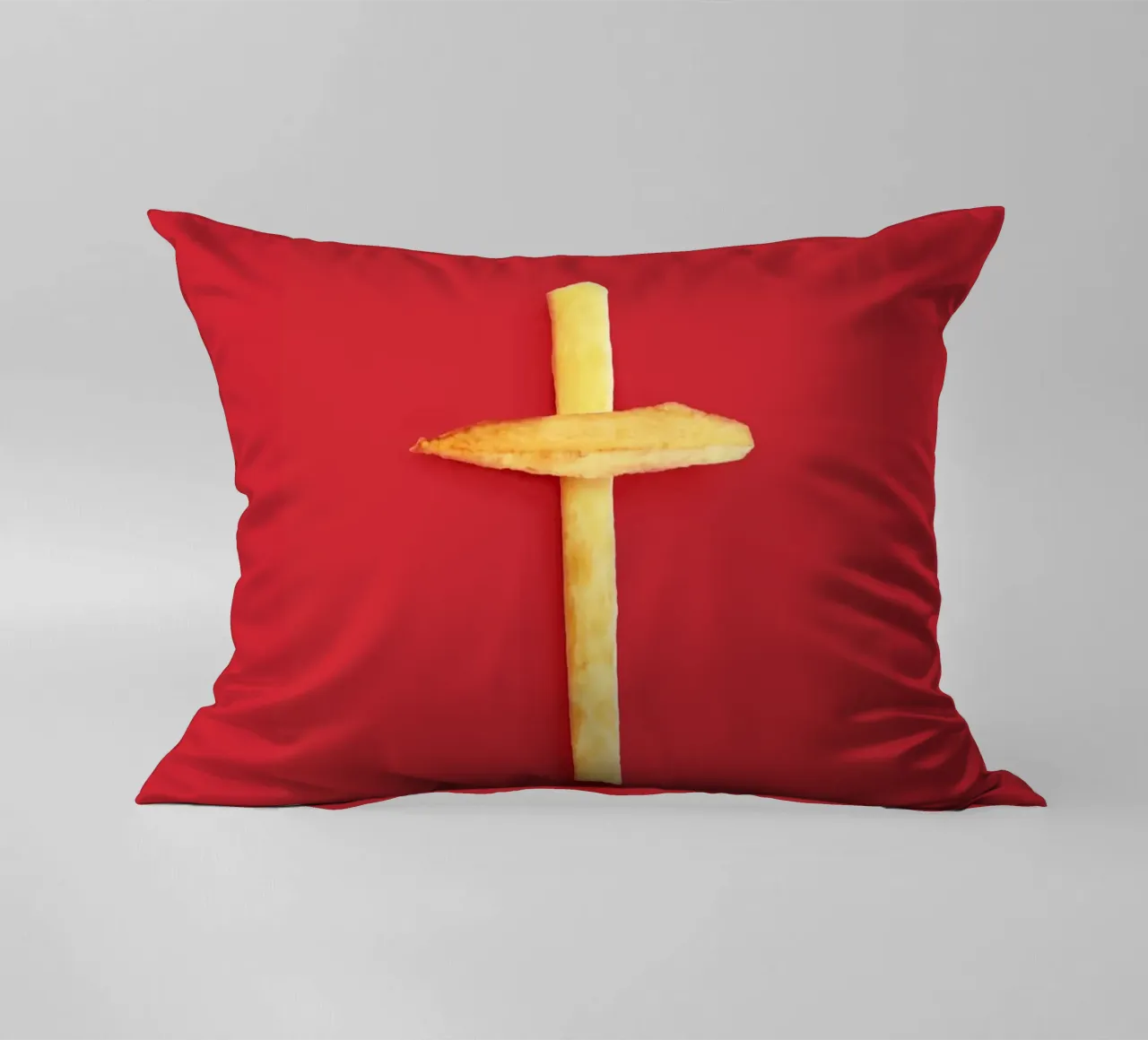 Fast Food Faith decorative cushion by 360brain