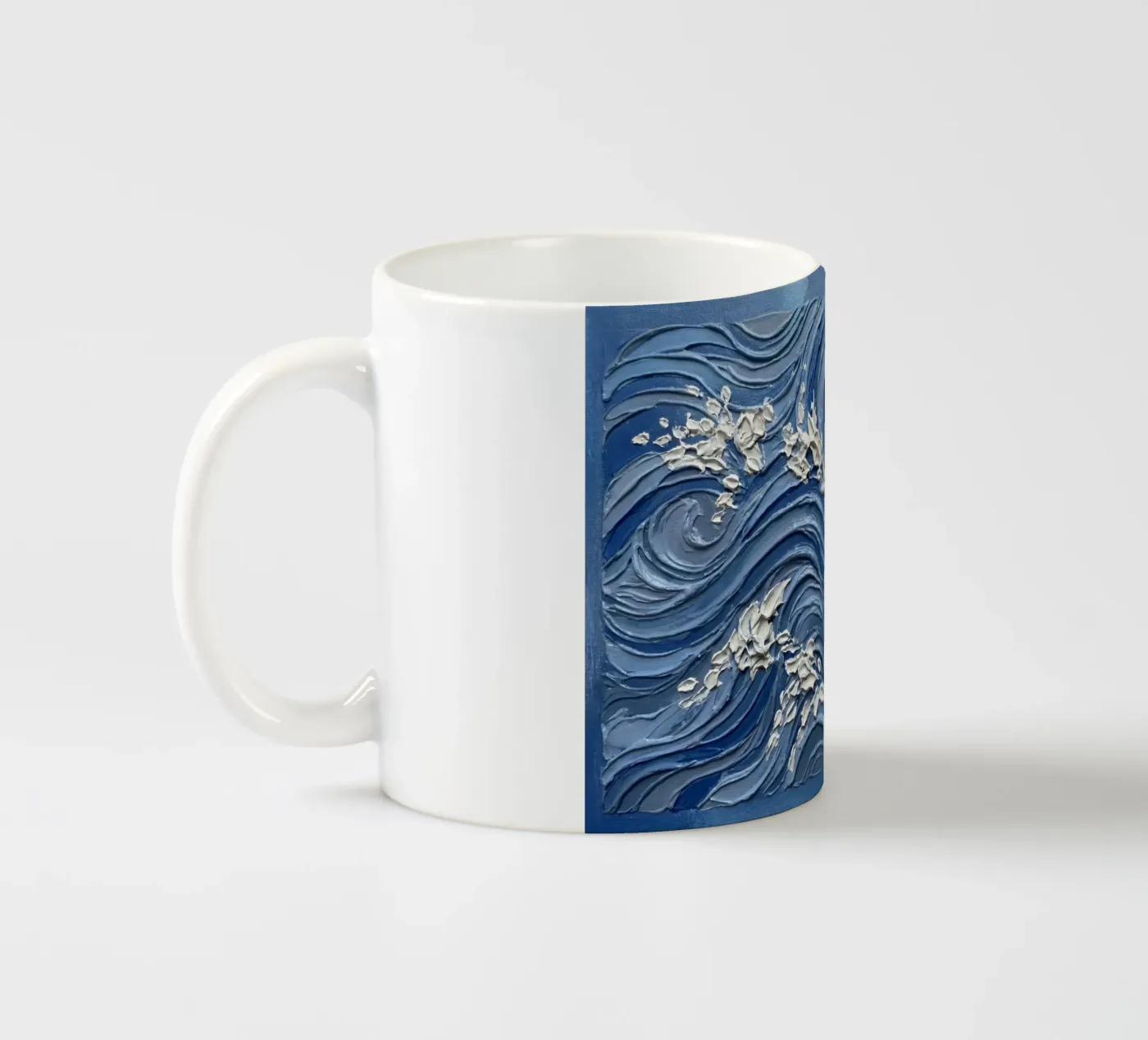 Tidal Core ceramic mug by home visuals
