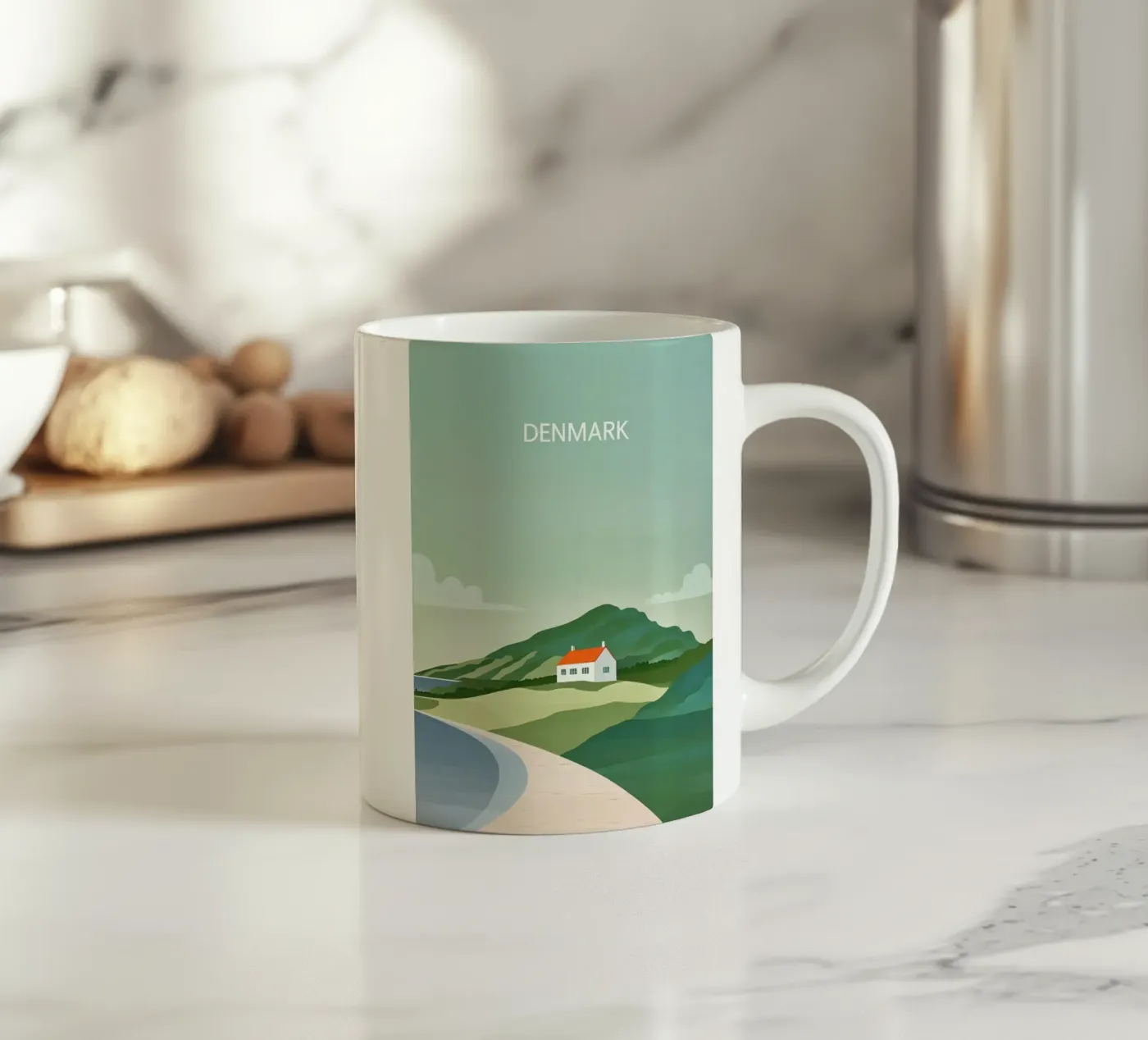 Denmark ceramic mug by SONN DECO