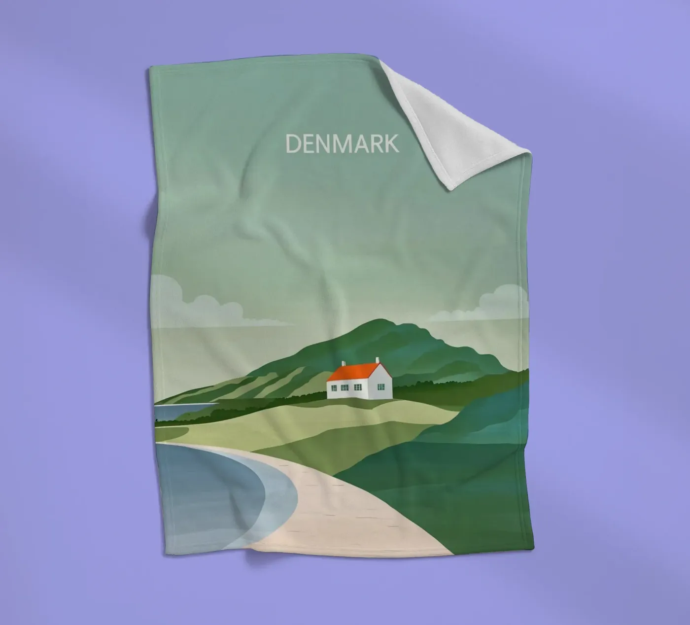 Denmark fleece blanket by SONN DECO