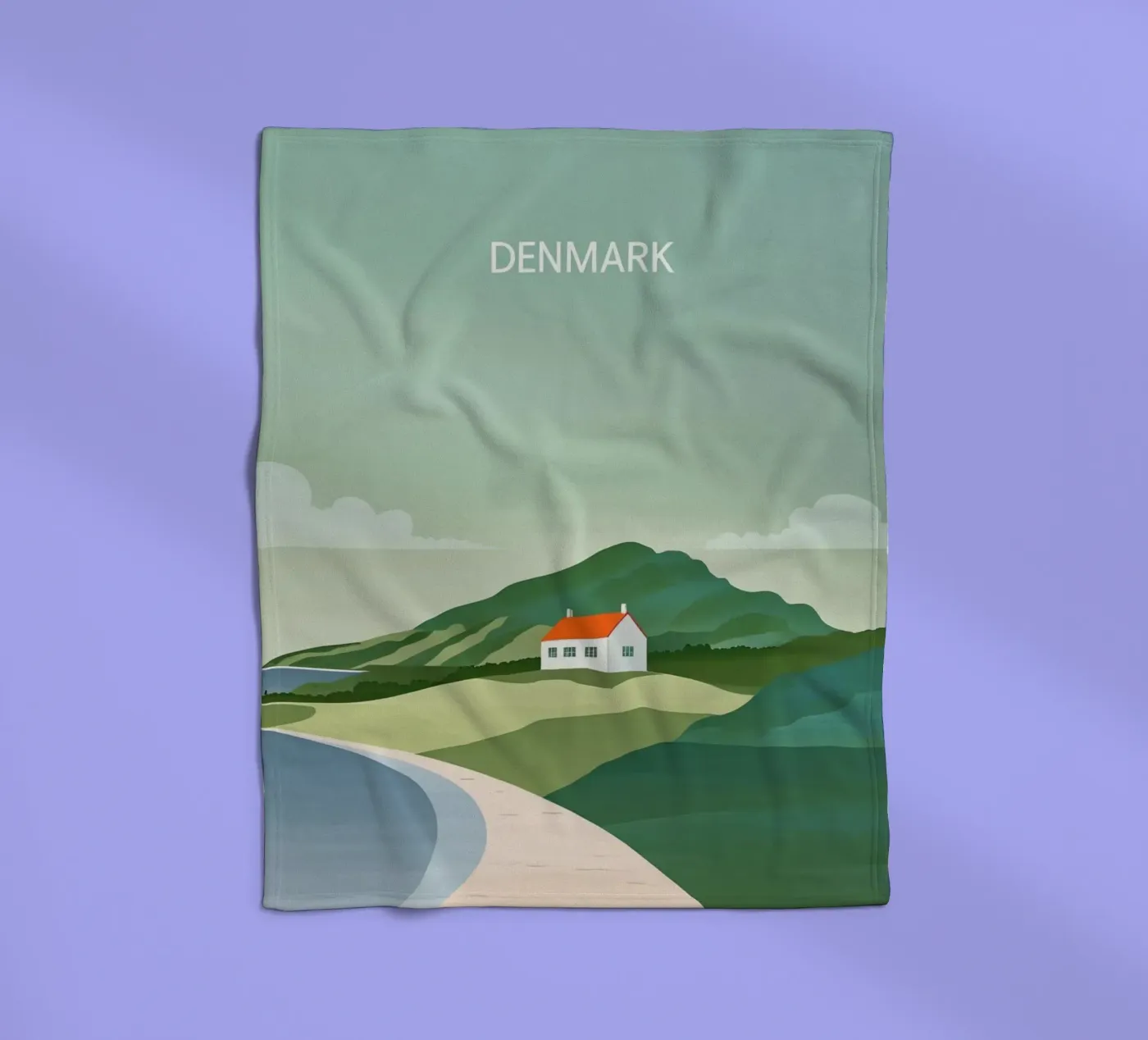 Denmark fleece blanket by SONN DECO