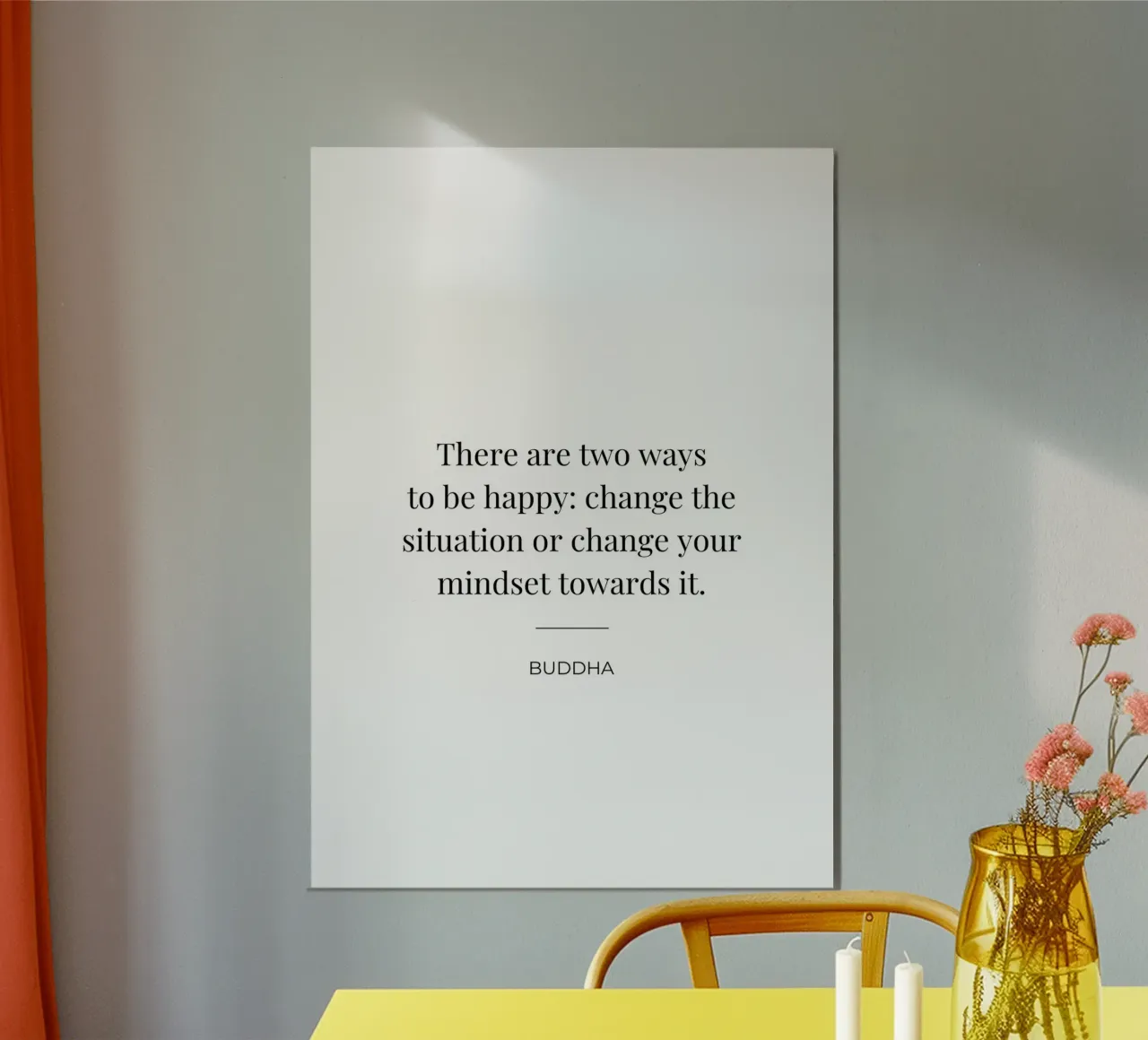 There are two ways to be happy quote forex plate by Paigaam Studio