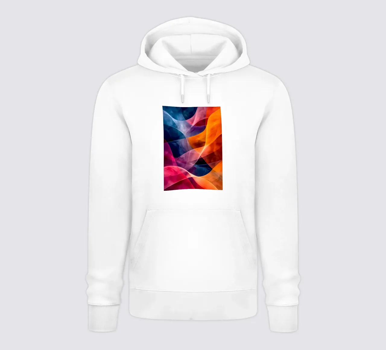 Astrazione colori e linee felpa con cappuccio da Justyna Jaszke JBJart